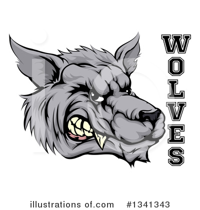 Royalty-Free (RF) Wolf Clipart Illustration by AtStockIllustration - Stock Sample #1341343
