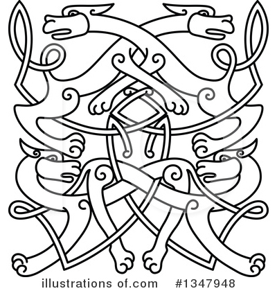 Celtic Dog Clipart #1347948 by Vector Tradition SM