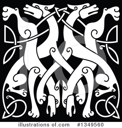 Celtic Dog Clipart #1349560 by Vector Tradition SM