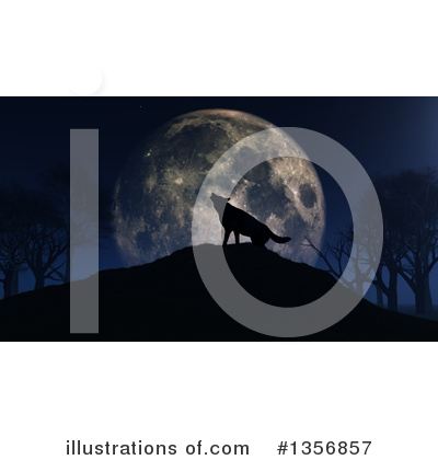 Royalty-Free (RF) Wolf Clipart Illustration by KJ Pargeter - Stock Sample #1356857