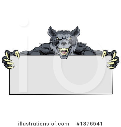 Royalty-Free (RF) Wolf Clipart Illustration by AtStockIllustration - Stock Sample #1376541