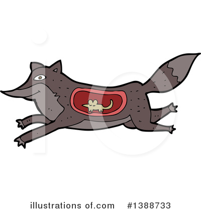 Royalty-Free (RF) Wolf Clipart Illustration by lineartestpilot - Stock Sample #1388733