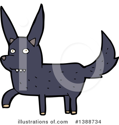 Royalty-Free (RF) Wolf Clipart Illustration by lineartestpilot - Stock Sample #1388734