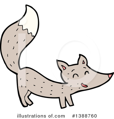 Royalty-Free (RF) Wolf Clipart Illustration by lineartestpilot - Stock Sample #1388760
