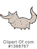 Wolf Clipart #1388767 by lineartestpilot