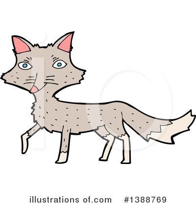 Royalty-Free (RF) Wolf Clipart Illustration by lineartestpilot - Stock Sample #1388769