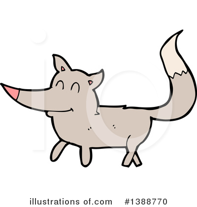 Royalty-Free (RF) Wolf Clipart Illustration by lineartestpilot - Stock Sample #1388770