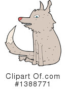 Wolf Clipart #1388771 by lineartestpilot