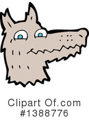 Wolf Clipart #1388776 by lineartestpilot