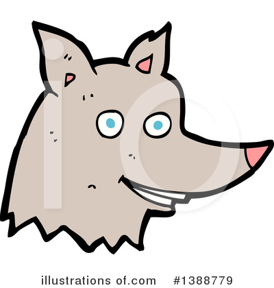 Royalty-Free (RF) Wolf Clipart Illustration by lineartestpilot - Stock Sample #1388779