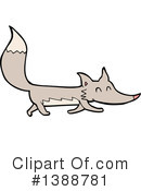 Wolf Clipart #1388781 by lineartestpilot