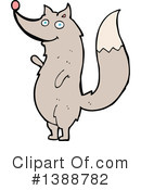 Wolf Clipart #1388782 by lineartestpilot