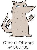 Wolf Clipart #1388783 by lineartestpilot