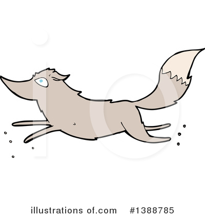Royalty-Free (RF) Wolf Clipart Illustration by lineartestpilot - Stock Sample #1388785
