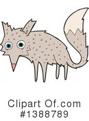 Wolf Clipart #1388789 by lineartestpilot