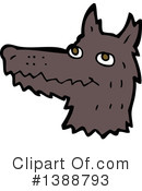 Wolf Clipart #1388793 by lineartestpilot
