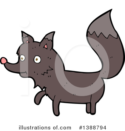 Royalty-Free (RF) Wolf Clipart Illustration by lineartestpilot - Stock Sample #1388794