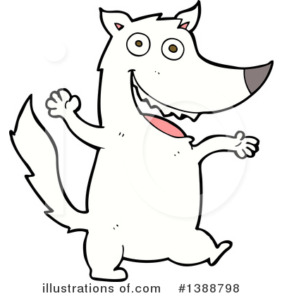 Royalty-Free (RF) Wolf Clipart Illustration by lineartestpilot - Stock Sample #1388798