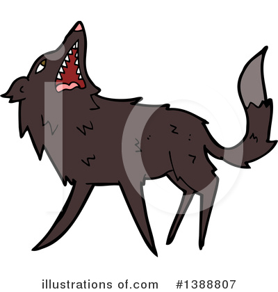 Royalty-Free (RF) Wolf Clipart Illustration by lineartestpilot - Stock Sample #1388807