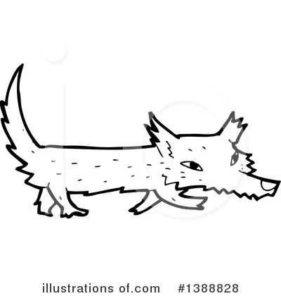 Royalty-Free (RF) Wolf Clipart Illustration by lineartestpilot - Stock Sample #1388828
