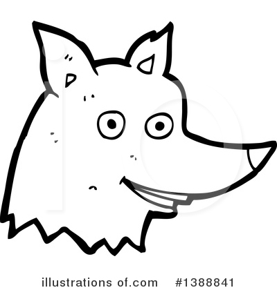 Royalty-Free (RF) Wolf Clipart Illustration by lineartestpilot - Stock Sample #1388841