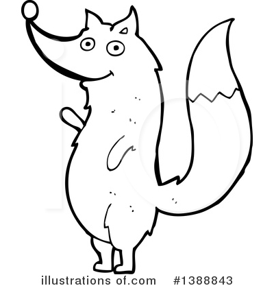 Royalty-Free (RF) Wolf Clipart Illustration by lineartestpilot - Stock Sample #1388843