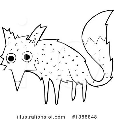 Royalty-Free (RF) Wolf Clipart Illustration by lineartestpilot - Stock Sample #1388848