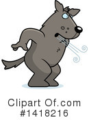 Wolf Clipart #1418216 by Cory Thoman