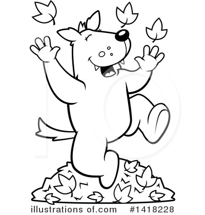 Royalty-Free (RF) Wolf Clipart Illustration by Cory Thoman - Stock Sample #1418228