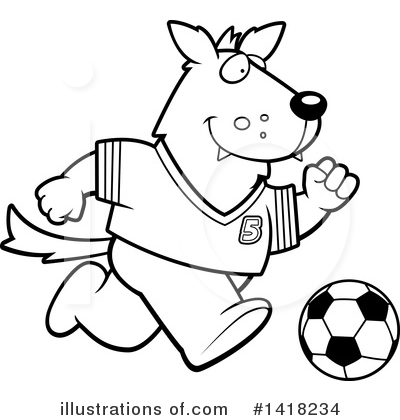 Royalty-Free (RF) Wolf Clipart Illustration by Cory Thoman - Stock Sample #1418234