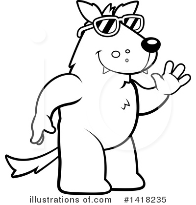 Royalty-Free (RF) Wolf Clipart Illustration by Cory Thoman - Stock Sample #1418235