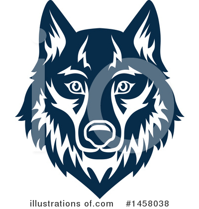 Royalty-Free (RF) Wolf Clipart Illustration by Vector Tradition SM - Stock Sample #1458038