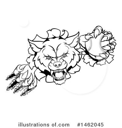 Royalty-Free (RF) Wolf Clipart Illustration by AtStockIllustration - Stock Sample #1462045