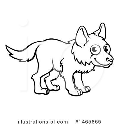 Royalty-Free (RF) Wolf Clipart Illustration by AtStockIllustration - Stock Sample #1465865