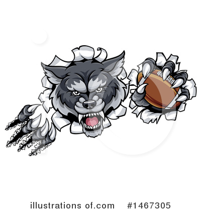Royalty-Free (RF) Wolf Clipart Illustration by AtStockIllustration - Stock Sample #1467305