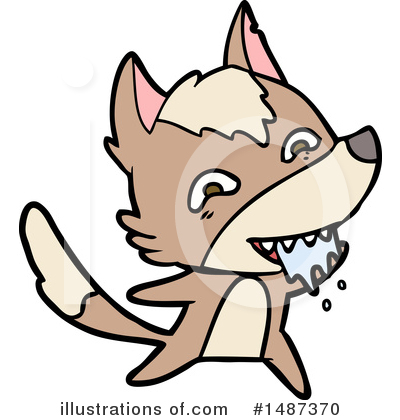 Royalty-Free (RF) Wolf Clipart Illustration by lineartestpilot - Stock Sample #1487370