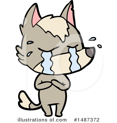 Royalty-Free (RF) Wolf Clipart Illustration by lineartestpilot - Stock Sample #1487372