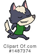 Wolf Clipart #1487374 by lineartestpilot