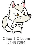 Wolf Clipart #1487384 by lineartestpilot