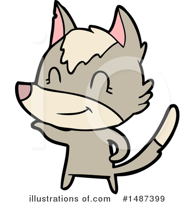 Royalty-Free (RF) Wolf Clipart Illustration by lineartestpilot - Stock Sample #1487399