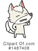 Wolf Clipart #1487408 by lineartestpilot
