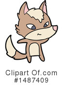Wolf Clipart #1487409 by lineartestpilot