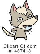 Wolf Clipart #1487413 by lineartestpilot
