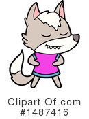 Wolf Clipart #1487416 by lineartestpilot