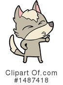 Wolf Clipart #1487418 by lineartestpilot