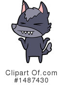Wolf Clipart #1487430 by lineartestpilot