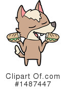 Wolf Clipart #1487447 by lineartestpilot