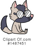 Wolf Clipart #1487451 by lineartestpilot