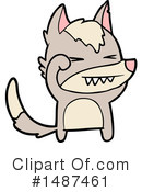 Wolf Clipart #1487461 by lineartestpilot
