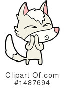 Wolf Clipart #1487694 by lineartestpilot